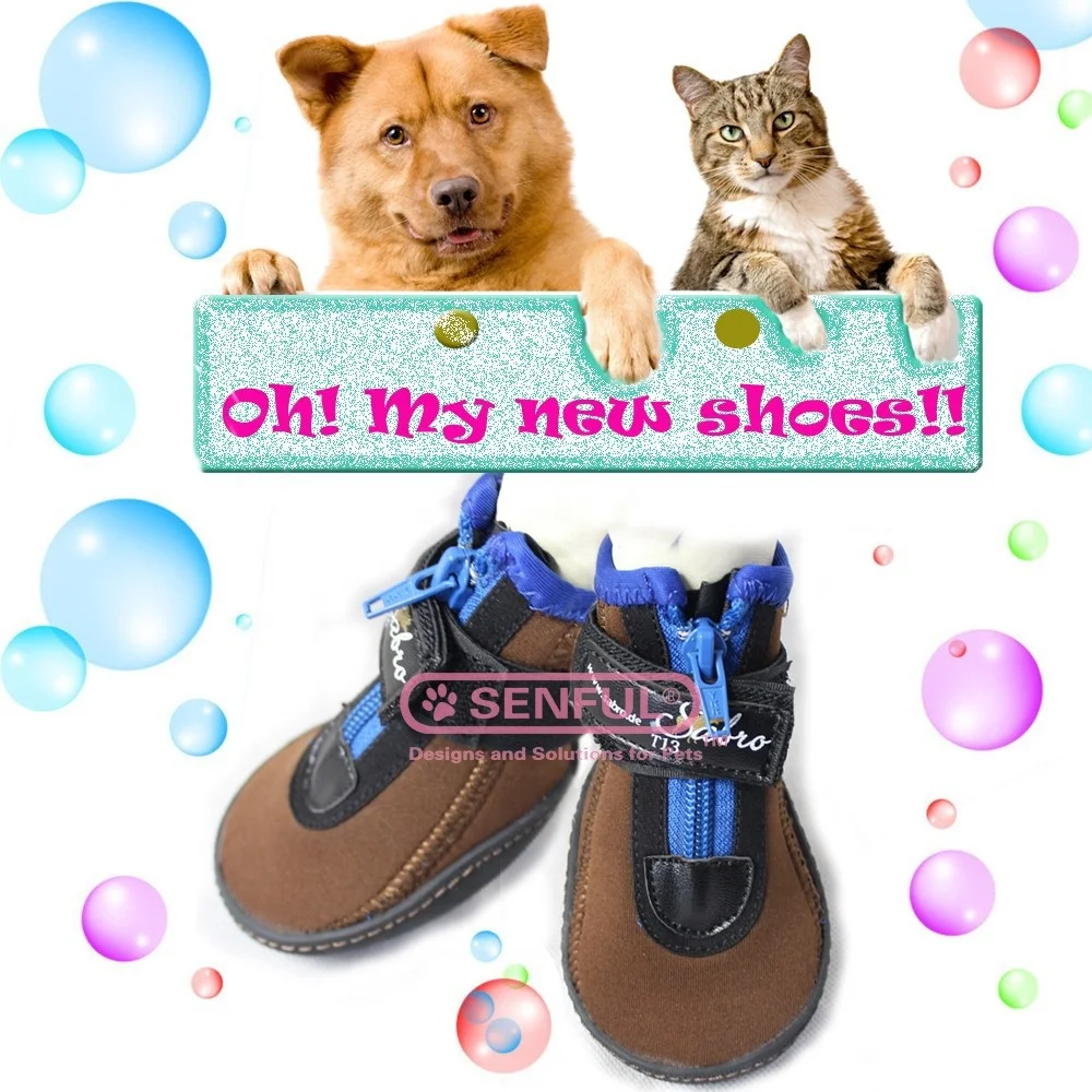 Dog Booties with Reflective Outdoor Pet Shoes for Medium Dogs 4Pcs Non-Slip dogs shoes