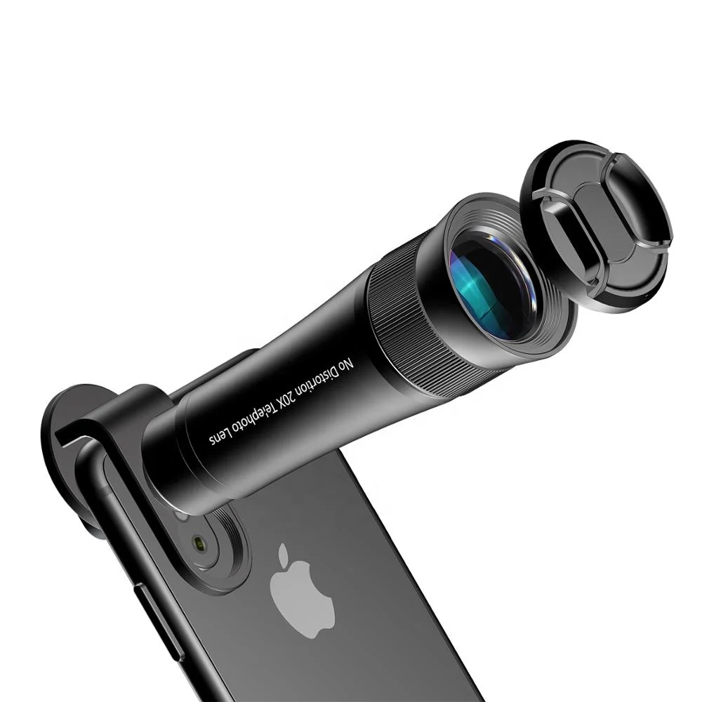 Smartphone 20x optical aluminum zoom camera telephoto lens for smartphone