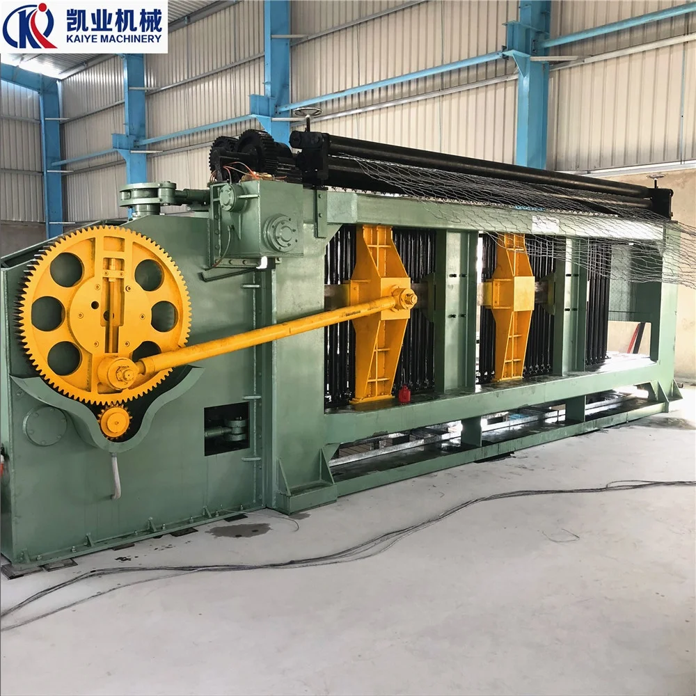 Heavy wire weaving hexagonal net gabion mesh machine