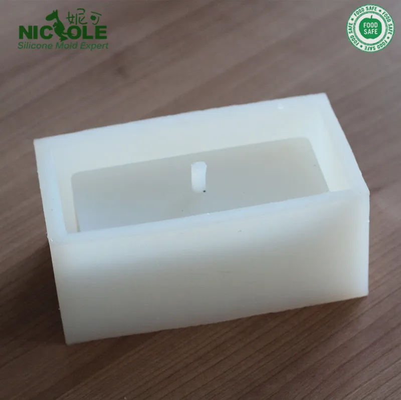 Nicole Cement pots silicone molds multi- meat plants creative rectangular concrete vase silicone Mould for concrete
