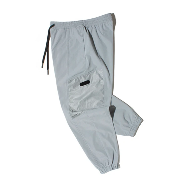 High Quality Mens Reflective Printing Pocket Jogger Pants