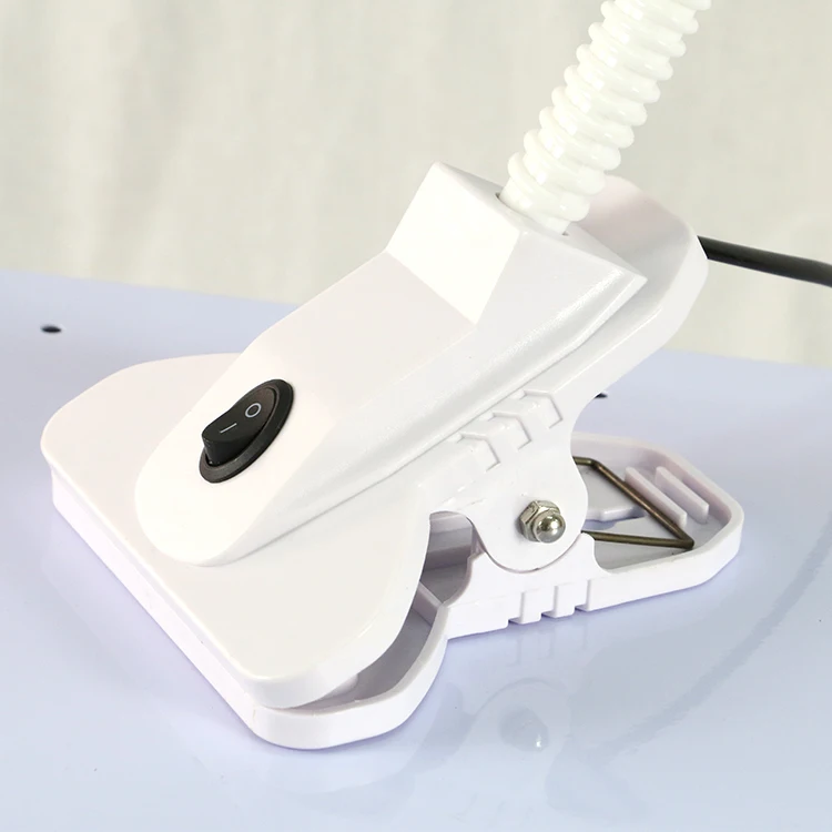 Laboratory desk repair illuminated gooseneck led magnifier lamp 5 6 diopter 220v