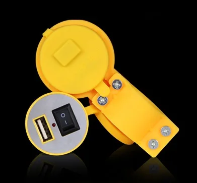 Hot Waterproof 2.1A Car Electric Motorcycle Scooter USB Charger With Switch Motorcycle Phone Charger