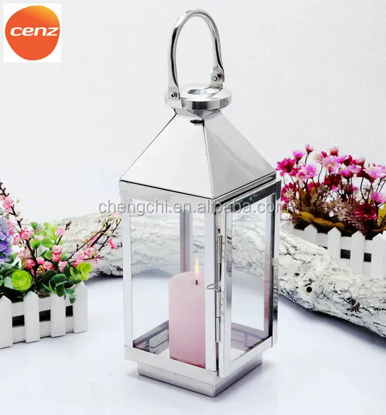 
 Оптовая продажа, наружный фонарь из нержавеющей стали для свечи, сертификация BSCI CCD-9610  