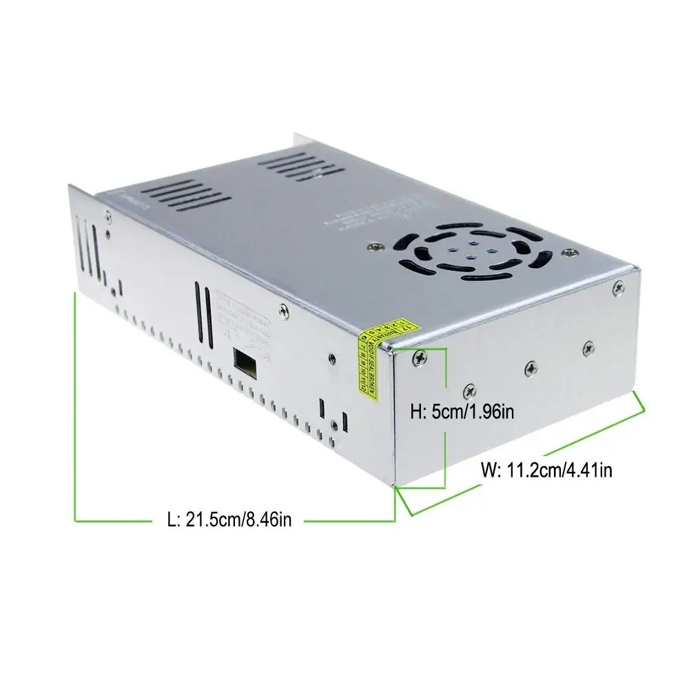 Single Output Electronic Led Driver DC12V AC220V 30A Led Power Supply 360W
