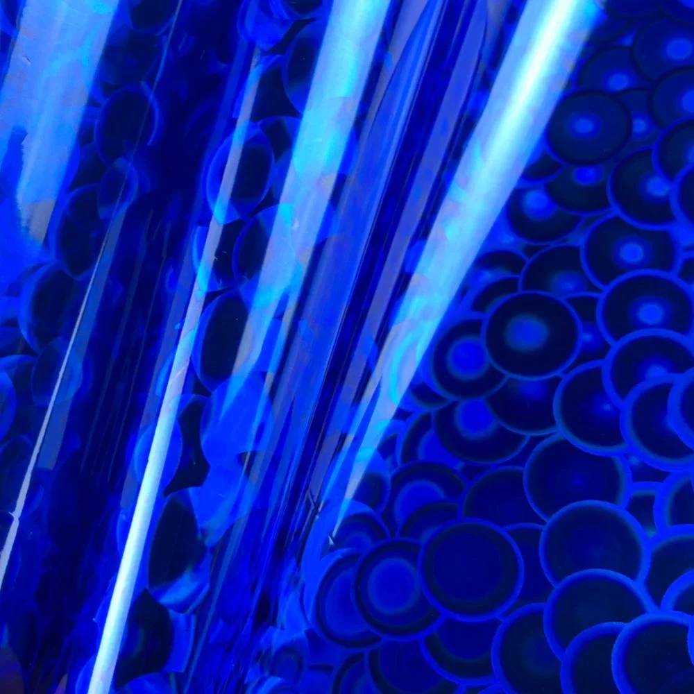 High Quality Color Selectable planet Pattern hot stamping Laser Bronzing Film for textile