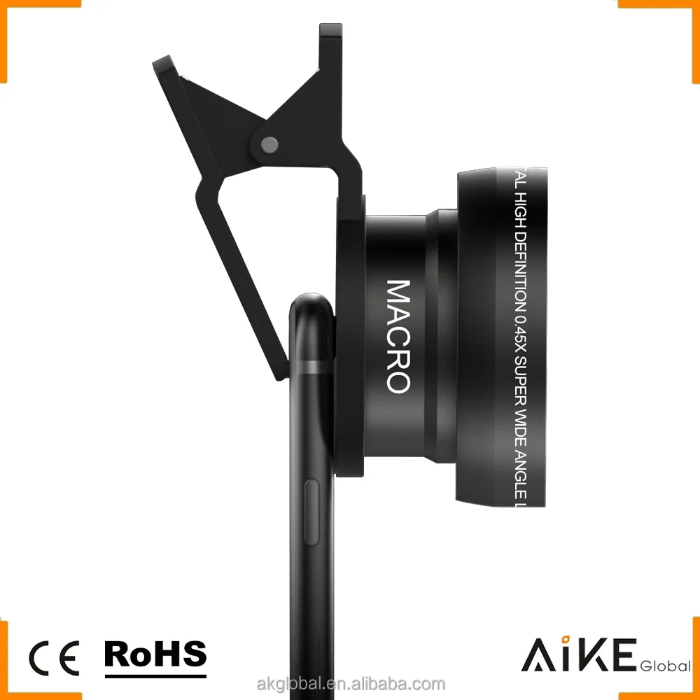 2021 top seller Extra Camera Lens 0.45X Super Wide-Angle 15X Macro 2in1 lens kit