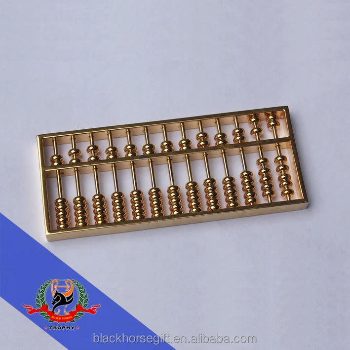 Unique Ideas High Quality Metal Mini Abacus Trophy Cup Business Gift Set and Souvenirs