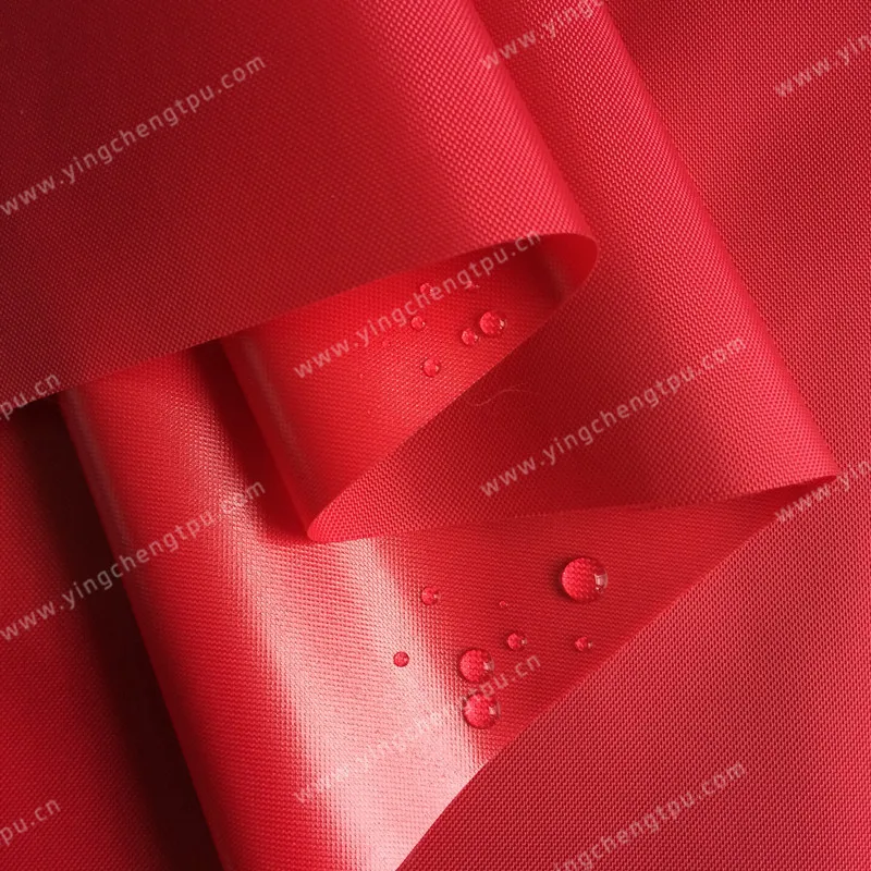 Waterproof TPU Coated 150D Polyester for Airtight Tent Fabric