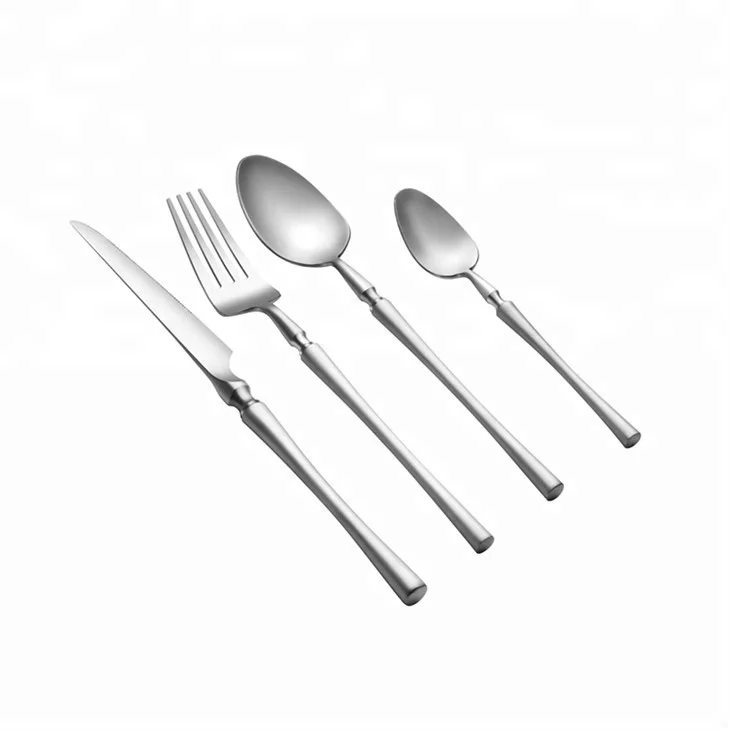 4 шт. королевские столовые приборы из нержавеющей стали Немецкие столовые приборы 18/10 используется отель столовые приборы