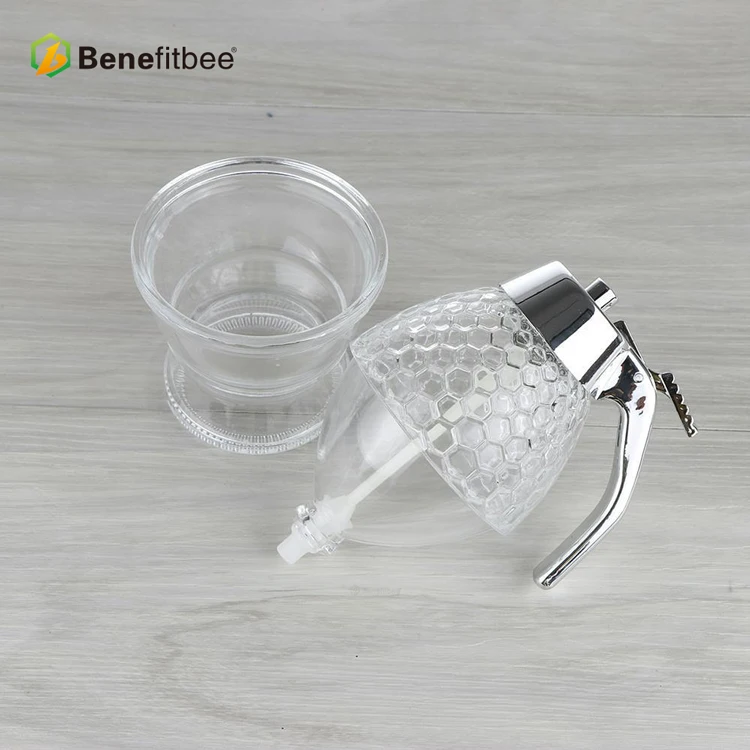 Non Drip Honey And Syrup Dispenser Breakfast Honey Dispenser