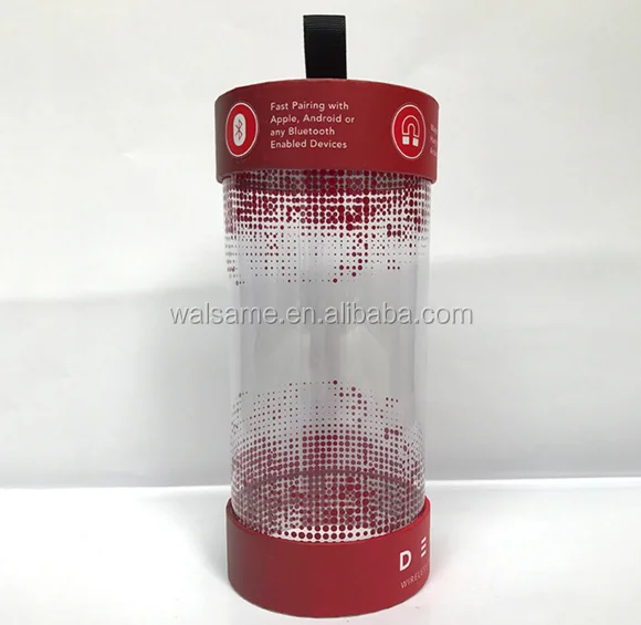 Customized new design clear plastic gift clear pvc packaging tube box