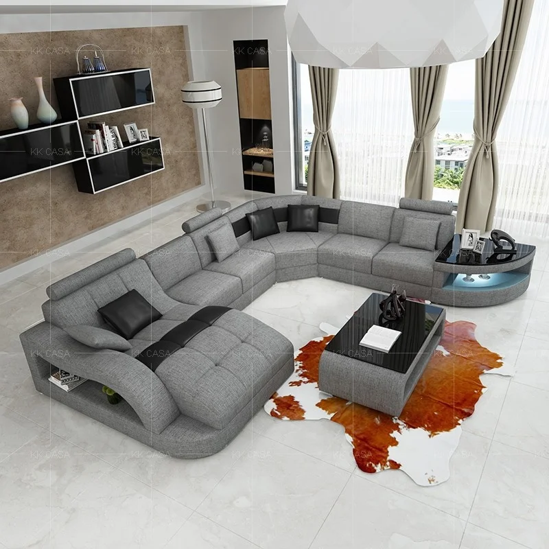 Good quality new inflatable living room furniture sets inflatable lounge sofa corner leather sofa U shaped Sofa