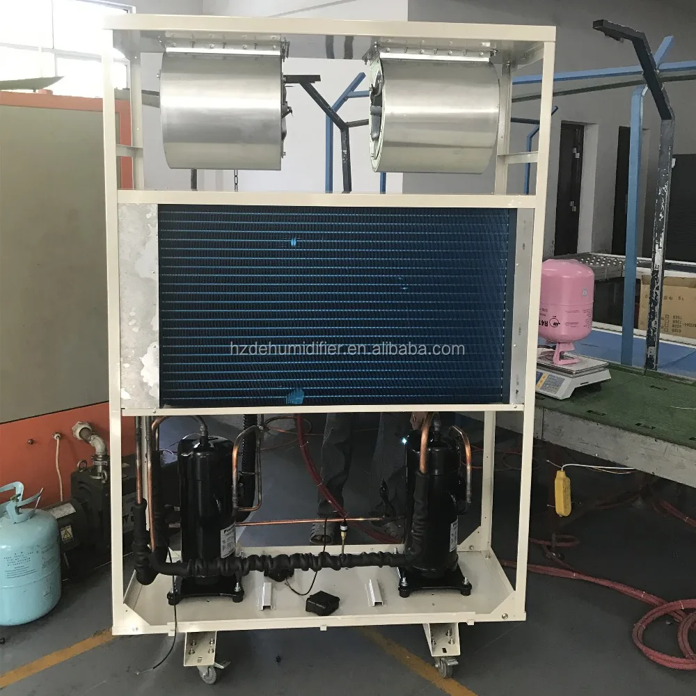 Industrial dehumidifier humidity control machine R410a refrigerant gas