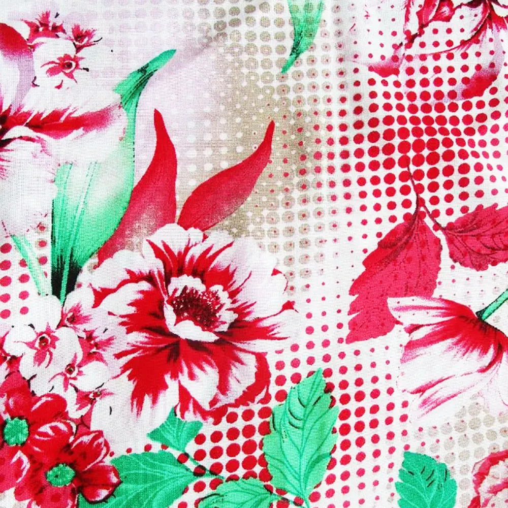cheap price printed viscose fabric in China