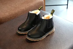 Китай, детские зимние ботинки челси, кожаная обувь, модные ботильоны для девочек, обувь, оптовая продажа