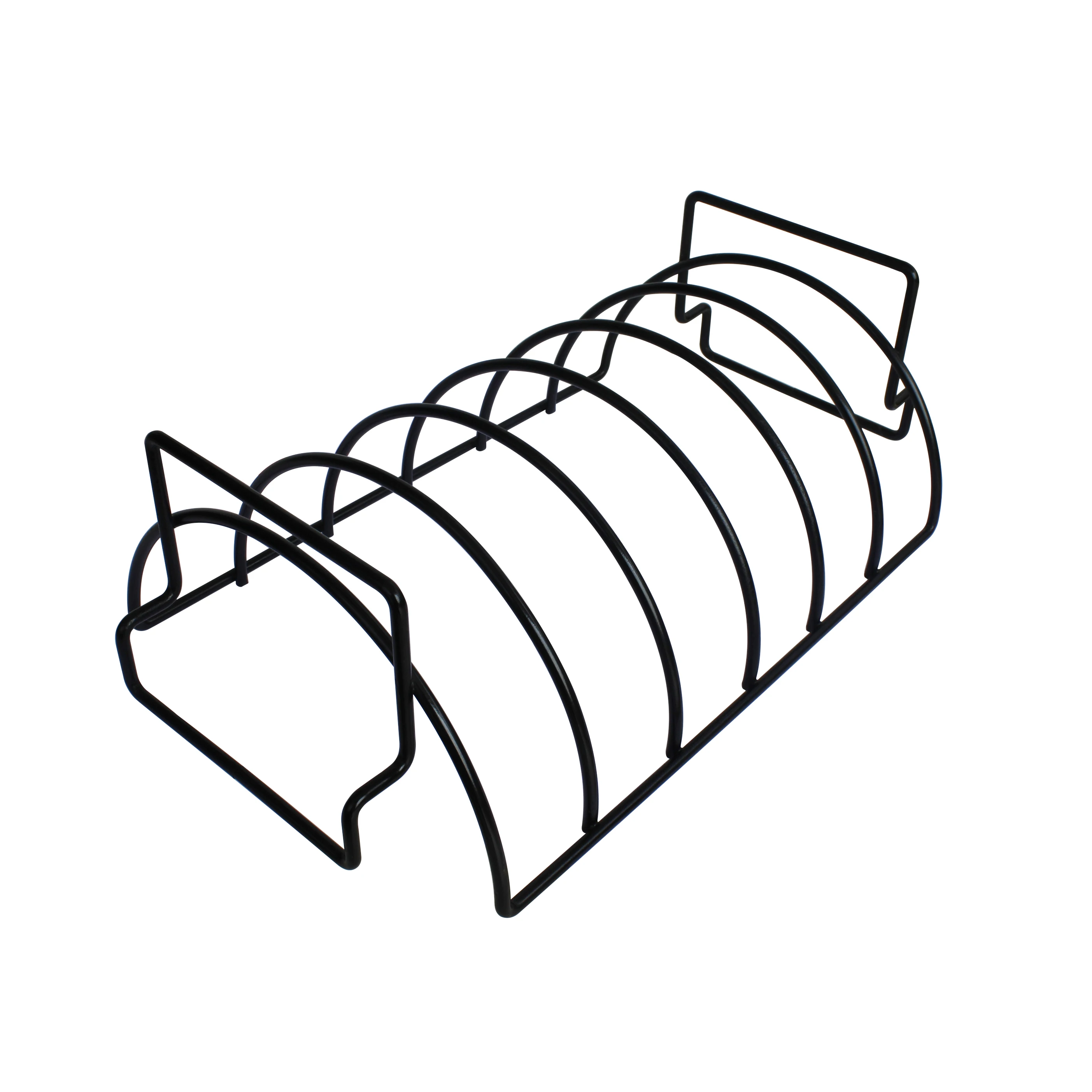 Оптовая продажа, кухонные принадлежности для барбекю на открытом воздухе, двойные ручки, держатель в рубчик для барбекю, держатели для гриля, стейка, стойка с кастрюлей