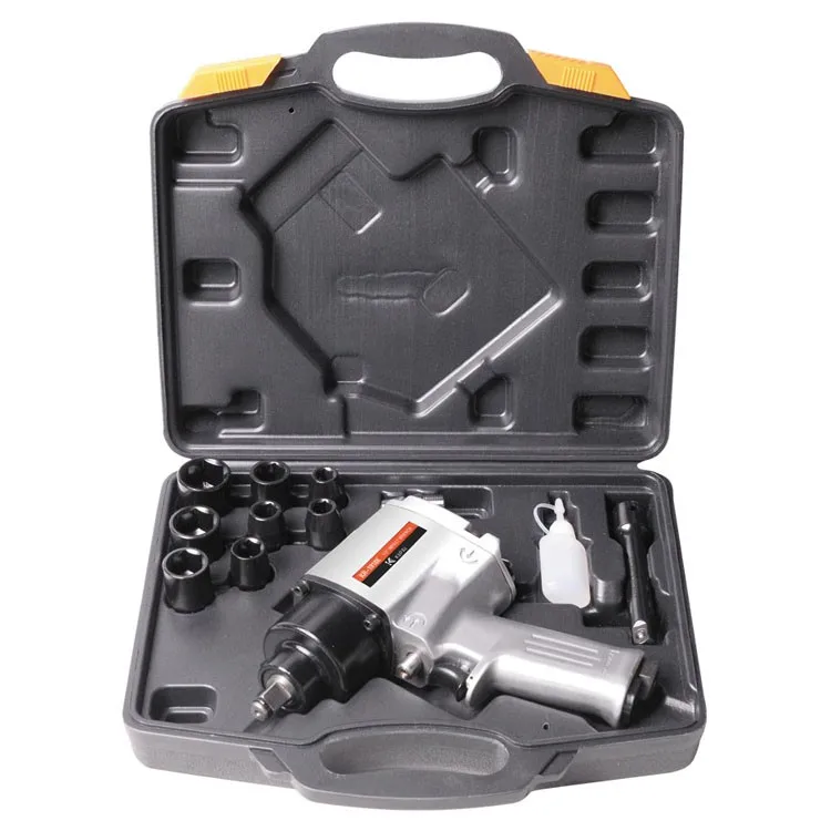 KR-1918K  Professional Powerful  Air impact wrench kit 1/2inch air wrench set  Heavy Duty Pneumatic Tools For Car Machine