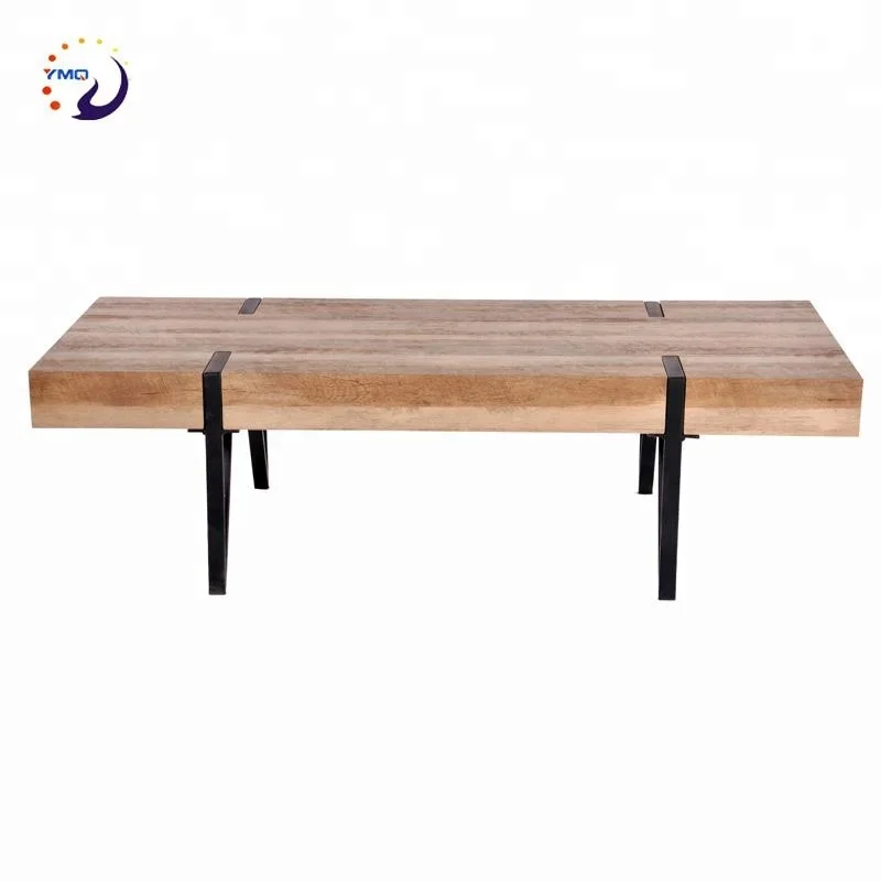 Antique nordic Furniture living room Luxury MDF designer with metal legs modern coffee table