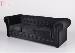 Новая модель дивана chesterfield с подушкой для гостиничной мебели