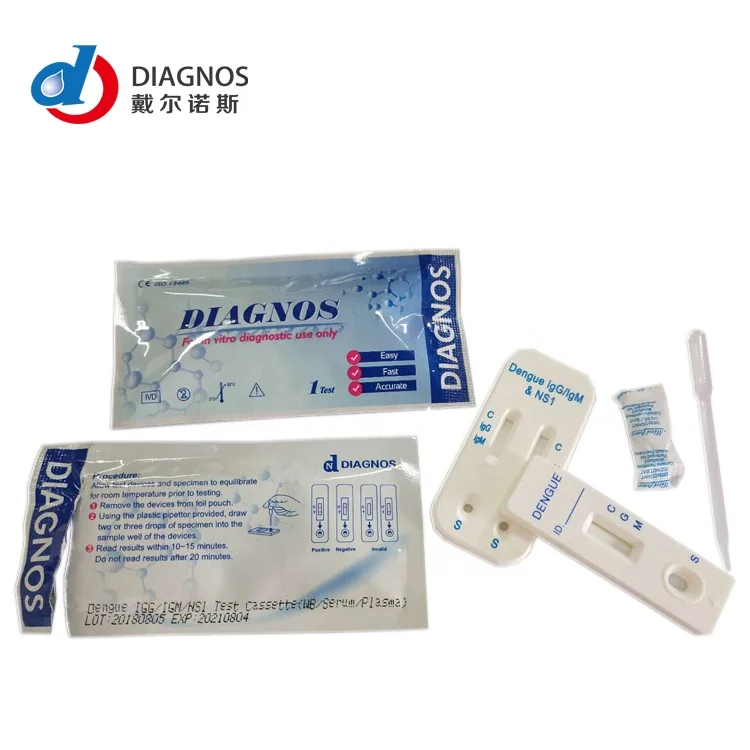 Cut Price!! Cambodia Laos Bangladesh One step dengue NS1 antigen blood rapid test kit