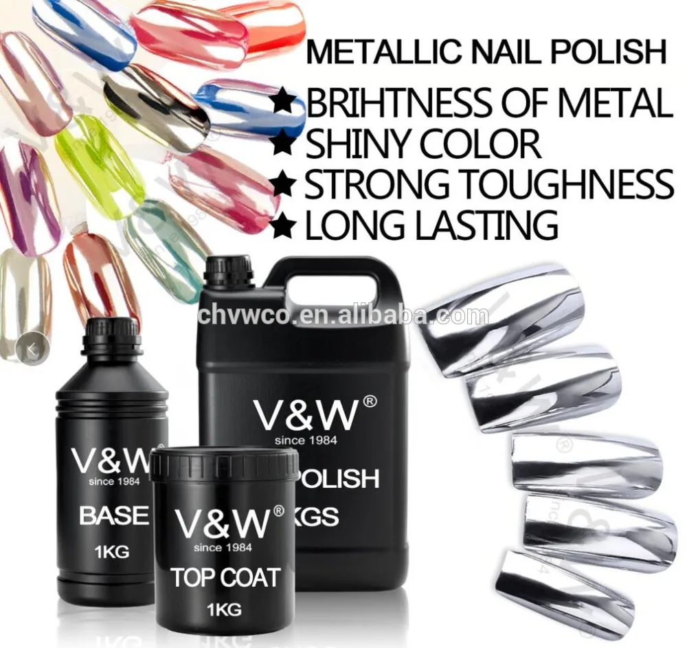 Nail art designs sock off uv gel metallic nail polish