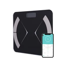Portable Black Digital Body Fat Weight Scale Health Bathroom Electronic Weighing Scale