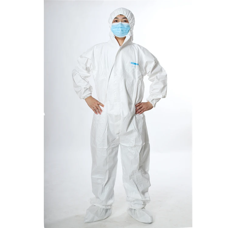 
Cheap disposable PP/SMS/Microporous Film SF non woven working safety coveralls 