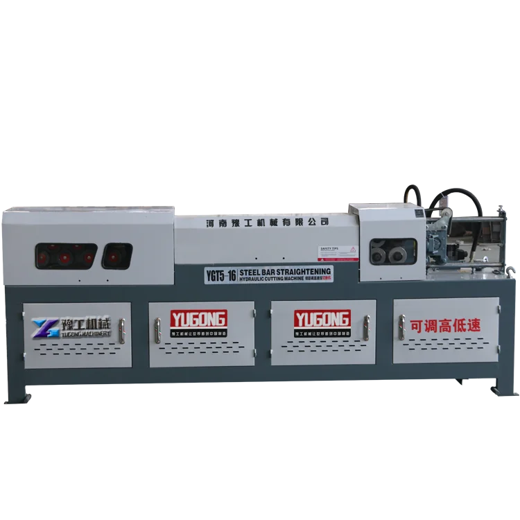 Professional manufacturer rebar straightening and cutting machine