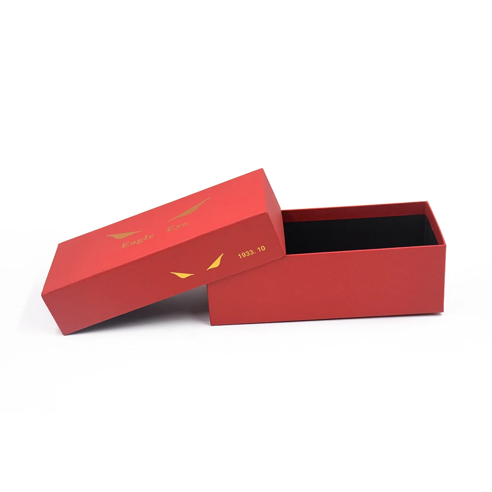 Wholesale Free sample custom logo cardboard Paper packaging box Case for sunglasses gift Bracelet Necklace