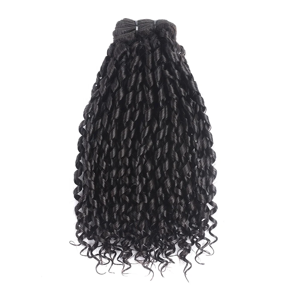 Brazilian Human Virgin Hair Fumi Bundles,10a Grade Virgin Unprocessed Human Fumi Curl Human Hair Weave
