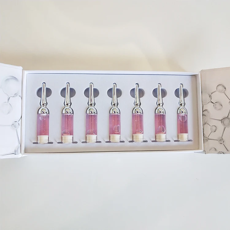 
custom logo whitening skin care set vitamin c serum ampoule 
