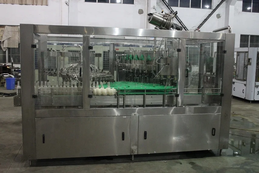 
Top quality three in one monoblock automatic filling machine glass bottle beer filler 