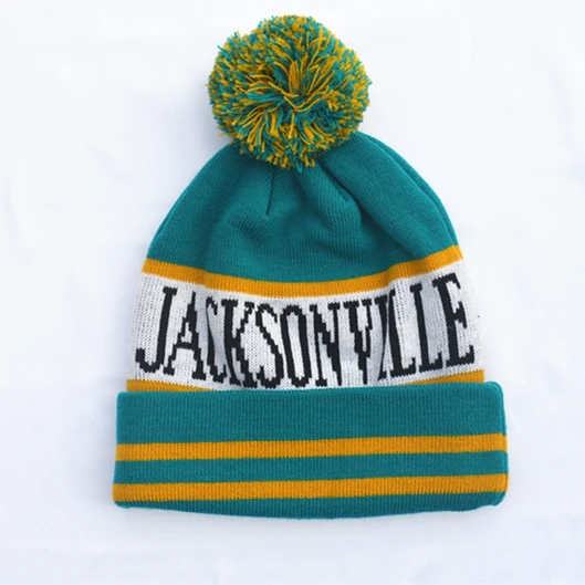 BSCI factory Good Quality Jacquard Cotton/ Acrylic Knitted Beanie,Winter Hat