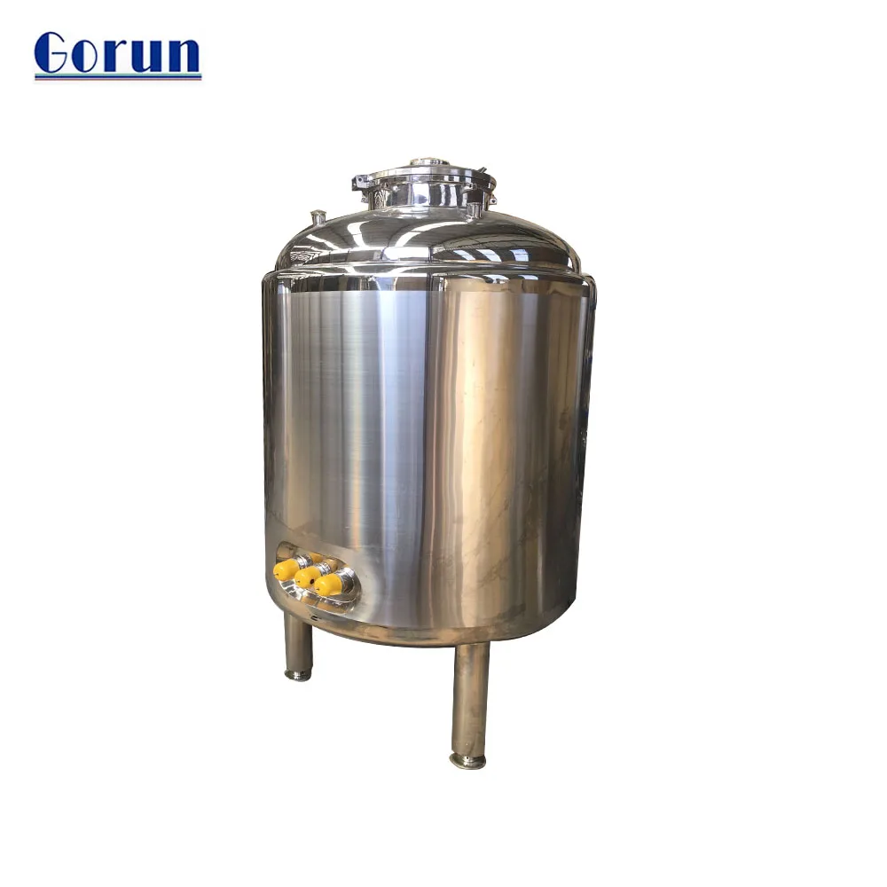 
Sanitary 500L stainless steel olive oil storage tanks 