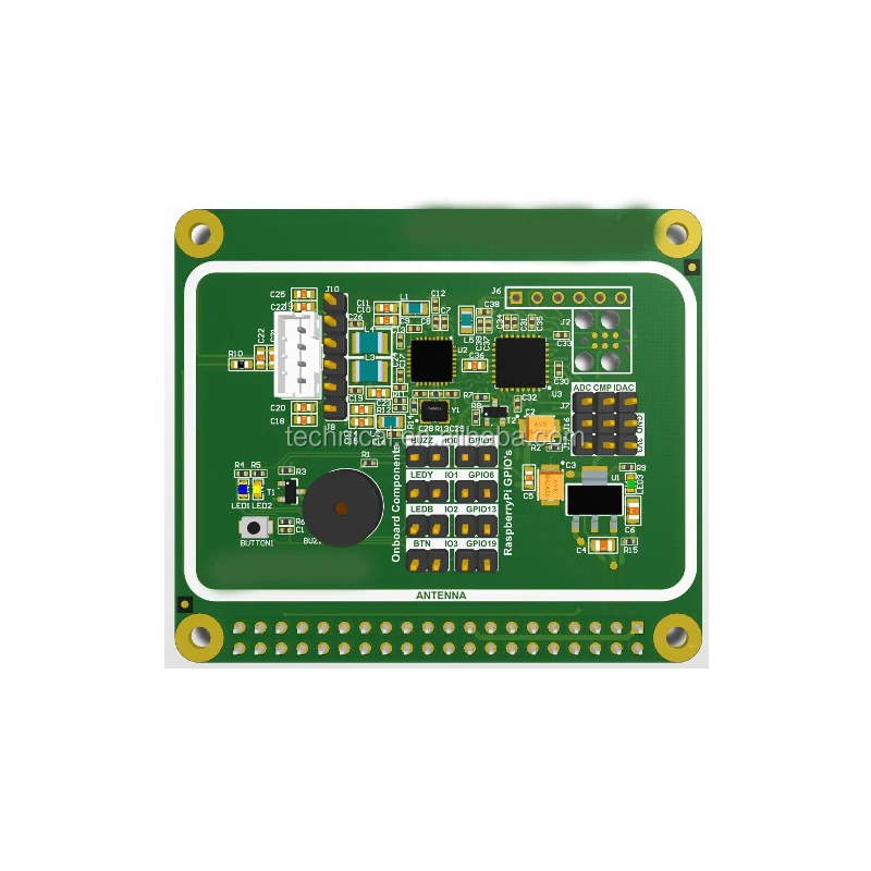 Custom Electronic Design Circuit Board Designing of a Reader Circuit Board and Antenna Circuit Based on RFID