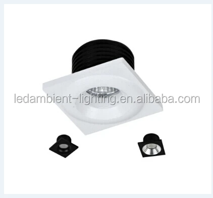 Small Mini Light 2W Aluminum Die Casting Recessed Ceiling Spotlight COB LED Spotlight