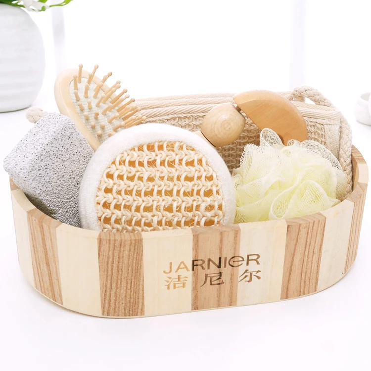 Подарочные изделия для ванной из натурального дерева