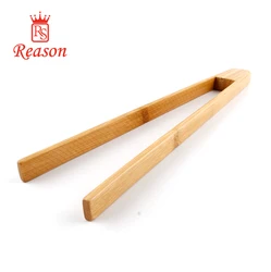 Food Grade Bamboo Food Tong , Eco-Friendly BBQ Grill Tong, Kitchen Cooking Chicken Tong
