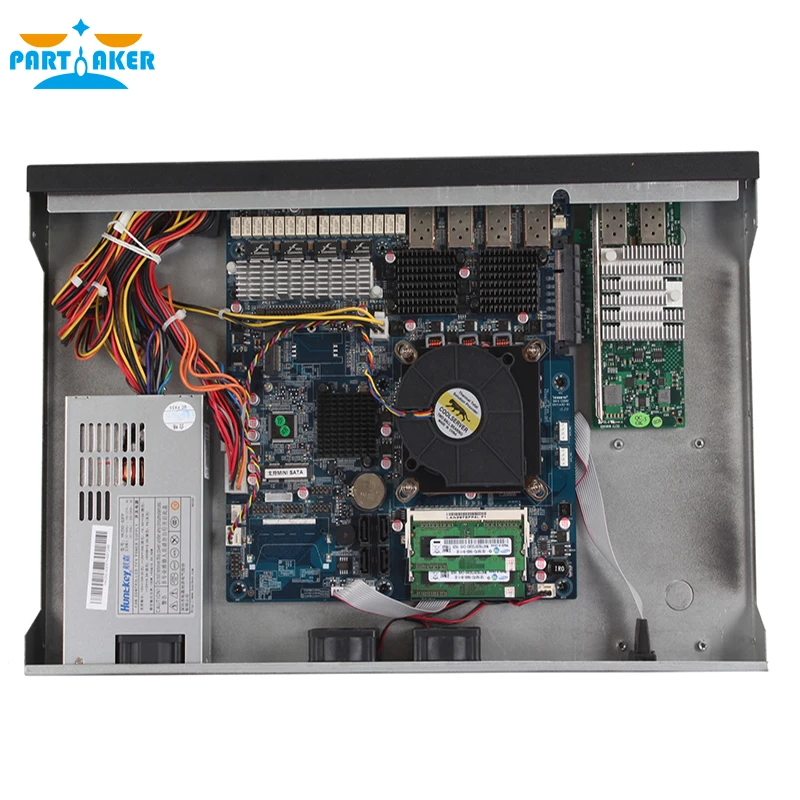 
Partaker R19 1U Rackmount Router 1U Firewall Appliance with Core LGA1150 i3 4150 4 SFP 4 LAN 