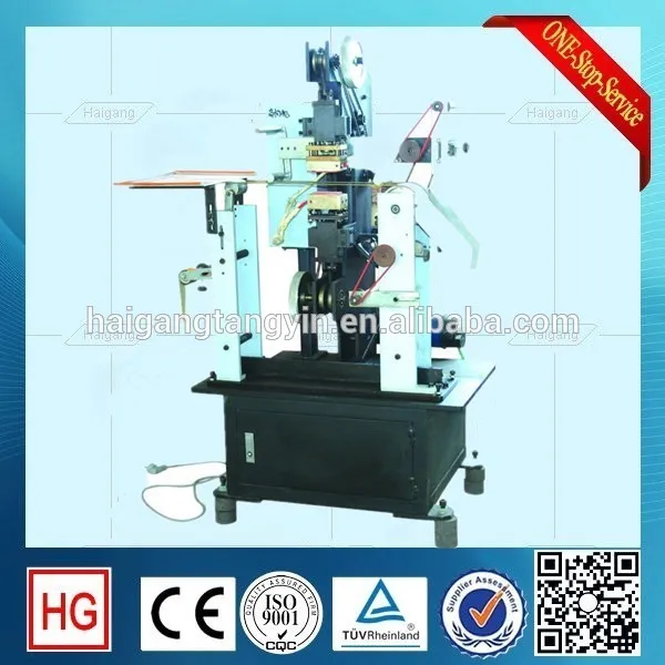 Электрический горячего тиснения фольгой машины для пластиковых Hangtags