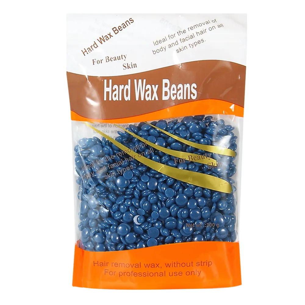 Твердое тело 300 г воск для удаления волос в бусинах Европейского органические депиляции, натуральные восковые шарики для красивого лица и тела