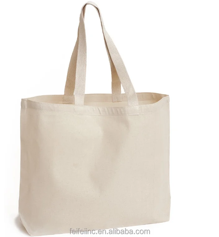 Стандартная Органическая Хлопковая Сумка-тоут FeiFei для покупок Холщовая Сумка на