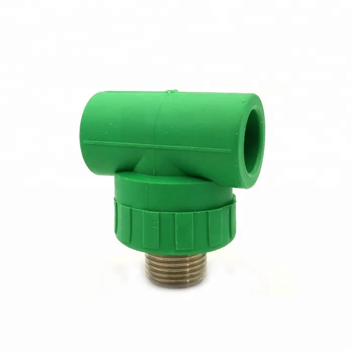 
heat resistant PPR plastic pipe plumbing fitting 90 degree male thread elbow made in China 