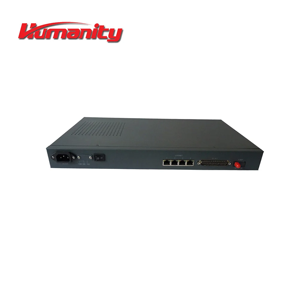 HM-PH 4Eth+4E1+FXS FXO, E&M over Fiber PCM Multiplexer with 4 port fxs