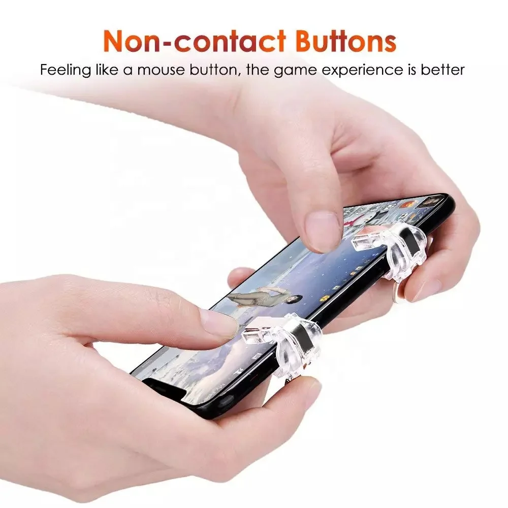 Hot Selling 1 Pair Game Auxiliary L1R1 Trigger L1 R1 Fire Buttons PUBG mobile controller For PUBG, Rules of Survival,Fortnite