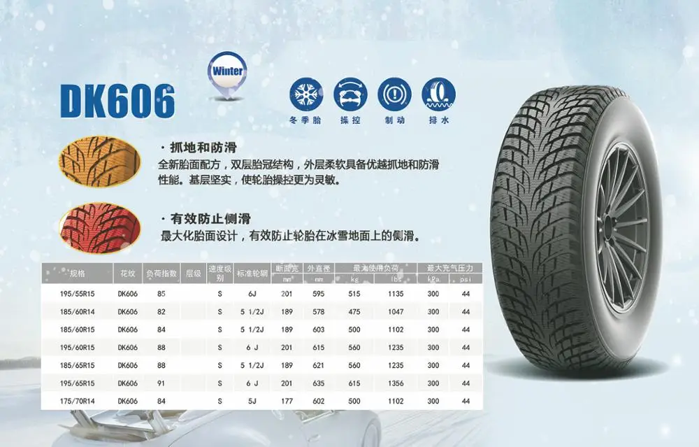 
Snow TIRE 195/65R15 Double king brand tire all in competitive Quotations 