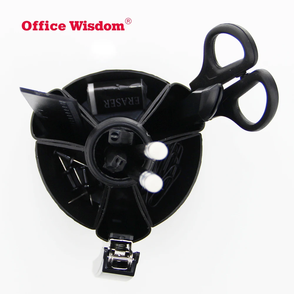 Multifunctional office stationery supply 13 kinds plastic holder variety stationery set stationery desk organizer