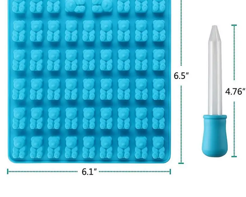 Новый 50 производитель лоток силиконовые Новинка клейкий шоколадные конфеты, изготовленные на станке льда прессформы медведя