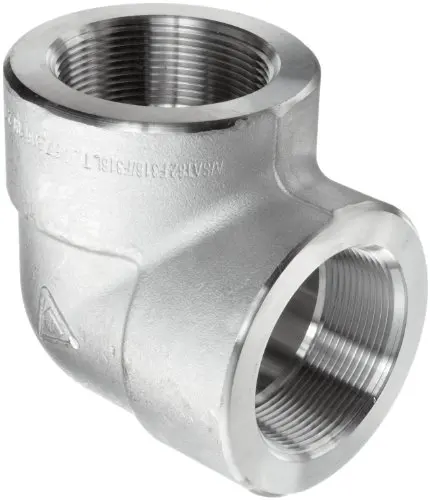 A182 316 / A105 / A350 LF2  class 3000 elbow forged fitting high pressure pipe fitting manufacturer